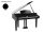 GRAND510BK Medeli Forte Series digital baby grand piano, 88 keys graded hammer action, triple sensor (K8), 2 x 100 watt - black