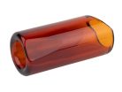 GRS-MC/AMB The Rock Slide  moulded glass slide size M (inside 19 - length 60.0mm) - amber edition