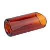 GRS-MC/AMB The Rock Slide  moulded glass slide size M (inside 19 - length 60.0mm) - amber edition