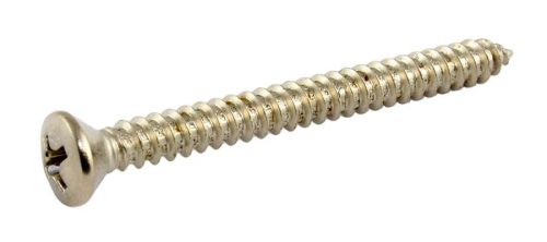 GS0005B01 Allparts  bulk pack of neck plate screws, nickel, 50pcs