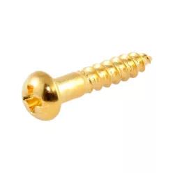 GS0006002 Allparts  long machine head screws, gold, 16pcs