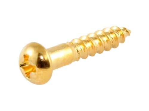 GS0006002 Allparts  long machine head screws, gold, 16pcs