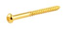 GS0011002 Allparts  bass pickup screws, gold, 8pcs