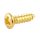 GS0050002 Allparts  Gibson® size pickguard screws, gold, 20pcs