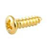 GS0050002 Allparts  Gibson® size pickguard screws, gold, 20pcs