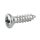 GS0050B10 Allparts  bulk pack of Gibson® size pickguard screws, chrome, 100pcs