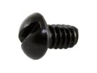 GS0062003 Allparts  slothead switch mounting screw, #6-32 x 1/4", black, 8pcs.