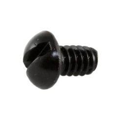   GS0062003 Allparts  slothead switch mounting screw, #6-32 x 1/4", black, 8pcs.