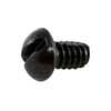 GS0062003 Allparts  slothead switch mounting screw, #6-32 x 1/4", black, 8pcs.