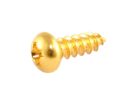 GS3206002 Allparts  truss rod cover screws, gold, 8pcs