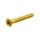 GS3364B02 Allparts  bulk pack of 1-inch bridge mounting screws, gold, 50pcs