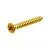 GS3364B02 Allparts  bulk pack of 1-inch bridge mounting screws, gold, 50pcs