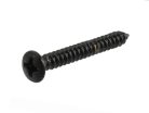 GS3364B03 Allparts  bulk pack of 1-inch bridge mounting screws, black, 50pcs