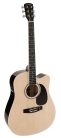 GSD-60-CENT Nashville  dreadnought guitar, diecast machine heads, cutaway, active EQ, nat