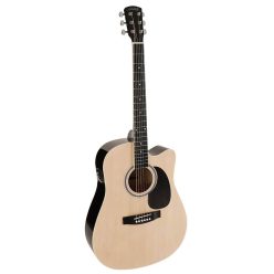   GSD-60-CENT Nashville  dreadnought guitar, diecast machine heads, cutaway, active EQ, nat