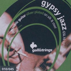  GSL-10 Galli Gypsy Jazz string set acoustic, silk & steel roundwound, light, 010-014-022-028-037-045