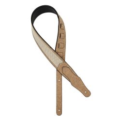   GST-1010 Gaucho Peace Series guitar strap, hemp and cork medium textured