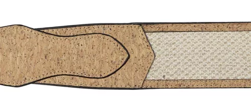 GST-1020 Gaucho Peace Series guitar strap, hemp and cork coarse-textured