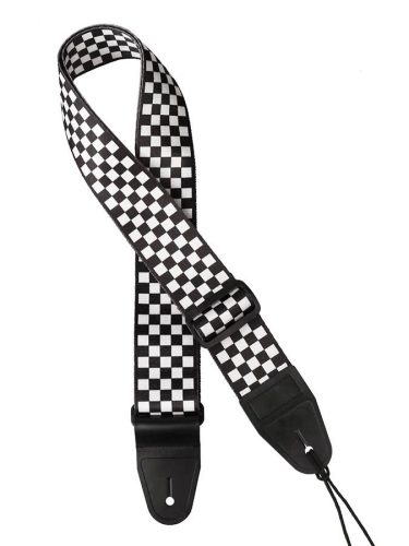 GST-160-CH Gaucho Icon Series guitar strap 'checkers deck'