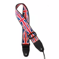   GST-160-UJ Gaucho Icon Series guitar strap 'union jack'