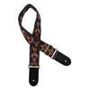 GST-194-05 Gaucho Traditional Series guitar strap, 2 jacquard weave, leather slips, multi colors