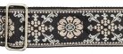 GST-195-04 Gaucho Traditional Series guitar strap, 2 jacquard weave, leather slips, multi colors