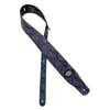 GST-205-BU Gaucho Cobra Series guitar strap, blue snakeskin