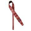 GST-205-PK Gaucho Cobra Series guitar strap, pink snakeskin