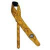 GST-205-YE Gaucho Cobra Series guitar strap, yellow snakeskin