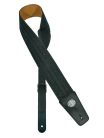 GST-292-BK Gaucho Biker Series guitar strap, black, rubber tyre