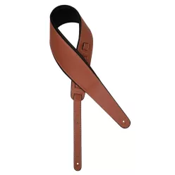   GST-294-LBR Gaucho Biker Series guitar strap, 4 inch wide, light brown