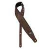 GST-310-DBR Gaucho Padded Series guitar strap, dark brown, black padded back