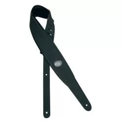   GST-314-BK Gaucho Padded Series guitar strap, black padded back, black