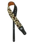 GST-340-LE Gaucho Wildlife Series guitar strap, leopard faux fur