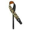 GST-340-LE Gaucho Wildlife Series guitar strap, leopard faux fur