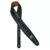 GST-360-BK Gaucho High Heels Series guitar strap, with shoe lace, black patent