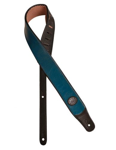 GST-400-BU Gaucho Stylish Series guitar strap, black back, blue