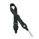Gaucho GST-50-BK Standard Series curea de chitară din nylon – nylon negru, 5 cm lățime, reglaj 85 – 150 cm