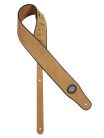 GST-510-NT Gaucho Stylish Deluxe Series guitar strap, natural back, natural suede