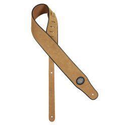   GST-510-NT Gaucho Stylish Deluxe Series guitar strap, natural back, natural suede