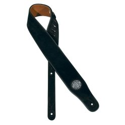   GST-510-XB Gaucho Stylish Deluxe Series guitar strap, natural back, black suede, extra long, length: 180 cm.