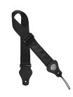 GST-55-BK Gaucho Standard Series guitar strap, with 3 pick holders, black nylon