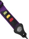 GST-55-PU Gaucho Standard Series guitar strap, with 3 pick holders, purple nylon