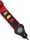 GST-55-RD Gaucho Standard Series guitar strap, with 3 pick holders, red nylon