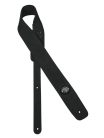 GST-610-BK Gaucho Padded Suede Series guitar strap, black suede top, black suede back