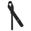 GST-610-BK Gaucho Padded Suede Series guitar strap, black suede top, black suede back