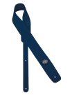 GST-610-BU Gaucho Padded Suede Series guitar strap, blue suede top, blue suede back