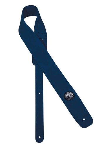 GST-610-BU Gaucho Padded Suede Series guitar strap, blue suede top, blue suede back