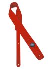 GST-610-RD Gaucho Padded Suede Series guitar strap, red suede top, red suede back