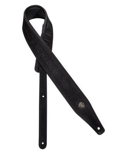 GST-662-BK Gaucho Suede Two Series guitar strap, top quality suede, black